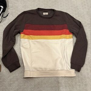 Marine Layer Crew Neck multi color block